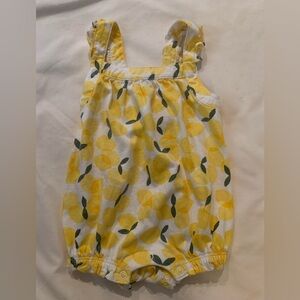 Tea Collection Lemon onesie 0-3 months
